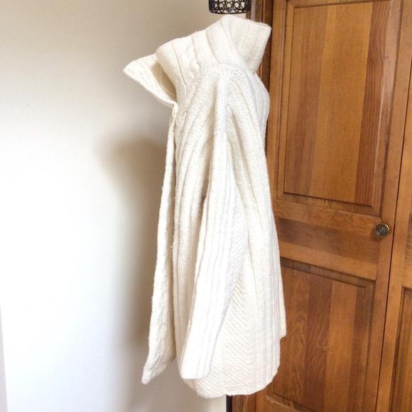 Ande wear wool/cotton cardigan, Ivory, XL - Picture 4 of 5